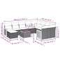 vidaXL 11-tlg. Garten-Sofagarnitur mit Kissen Schwarz Poly Rattan vidaXL 11-tlg. Garten-Sofagarnitur mit Kissen Schwarz Poly Rattan