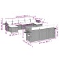 vidaXL 11-tlg. Garten-Sofagarnitur mit Kissen Beige Poly Rattan vidaXL 11-tlg. Garten-Sofagarnitur mit Kissen Beige Poly Rattan