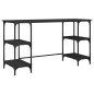 vidaXL Schreibtisch Schwarz 140x50x75 cm Metall und Holzwerkstoff vidaXL Schreibtisch Schwarz 140x50x75 cm Metall und Holzwerkstoff