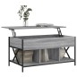 vidaXL Couchtisch Grau Sonoma 100x55x50 cm Holzwerkstoff und Metall vidaXL Couchtisch Grau Sonoma 100x55x50 cm Holzwerkstoff und Metall