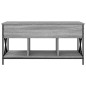 vidaXL Couchtisch Grau Sonoma 100x55x50 cm Holzwerkstoff und Metall vidaXL Couchtisch Grau Sonoma 100x55x50 cm Holzwerkstoff und Metall