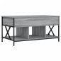 vidaXL Couchtisch Grau Sonoma 100x55x50 cm Holzwerkstoff und Metall vidaXL Couchtisch Grau Sonoma 100x55x50 cm Holzwerkstoff und Metall