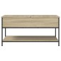 vidaXL Couchtisch Sonoma-Eiche 100x50x50 cm Holzwerkstoff und Metall vidaXL Couchtisch Sonoma-Eiche 100x50x50 cm Holzwerkstoff und Metall