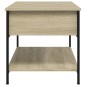 vidaXL Couchtisch Sonoma-Eiche 100x50x50 cm Holzwerkstoff und Metall vidaXL Couchtisch Sonoma-Eiche 100x50x50 cm Holzwerkstoff und Metall