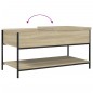 vidaXL Couchtisch Sonoma-Eiche 100x50x50 cm Holzwerkstoff und Metall vidaXL Couchtisch Sonoma-Eiche 100x50x50 cm Holzwerkstoff und Metall