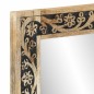 vidaXL Badspiegel 50x70x2,5 cm Massivholz Mango und Glas vidaXL Badspiegel 50x70x2,5 cm Massivholz Mango und Glas