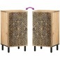 vidaXL Beistellschrank 40x33x75 cm Massivholz Mango vidaXL Beistellschrank 40x33x75 cm Massivholz Mango
