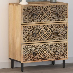 vidaXL Beistellschrank 60x33x75 cm Massivholz Mango 