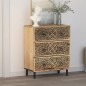 vidaXL Beistellschrank 60x33x75 cm Massivholz Mango vidaXL Beistellschrank 60x33x75 cm Massivholz Mango