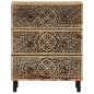 vidaXL Beistellschrank 60x33x75 cm Massivholz Mango vidaXL Beistellschrank 60x33x75 cm Massivholz Mango