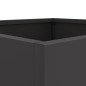 vidaXL Pflanzkübel 2 Stk. Schwarz 49x47x46 cm Kaltgewalzter Stahl vidaXL Pflanzkübel 2 Stk. Schwarz 49x47x46 cm Kaltgewalzter Stahl