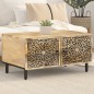 vidaXL Couchtisch 80x50x40 cm Massivholz Mango vidaXL Couchtisch 80x50x40 cm Massivholz Mango