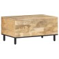 vidaXL Couchtisch 80x50x40 cm Massivholz Mango vidaXL Couchtisch 80x50x40 cm Massivholz Mango