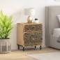 vidaXL Nachttisch 50x33x60 cm Massivholz Mango vidaXL Nachttisch 50x33x60 cm Massivholz Mango