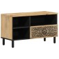 vidaXL TV-Schrank 80x33x46 cm Massivholz Mango vidaXL TV-Schrank 80x33x46 cm Massivholz Mango