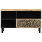 vidaXL TV-Schrank 80x33x46 cm Massivholz Mango vidaXL TV-Schrank 80x33x46 cm Massivholz Mango