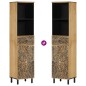 vidaXL Badschrank 38x33x160 cm Massivholz Mango vidaXL Badschrank 38x33x160 cm Massivholz Mango
