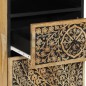 vidaXL Badschrank 38x33x160 cm Massivholz Mango vidaXL Badschrank 38x33x160 cm Massivholz Mango