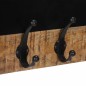 vidaXL Wandgarderoben mit 4 Haken 2 Stk. Massivholz Mango vidaXL Wandgarderoben mit 4 Haken 2 Stk. Massivholz Mango