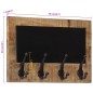 vidaXL Wandgarderoben mit 4 Haken 2 Stk. Massivholz Mango vidaXL Wandgarderoben mit 4 Haken 2 Stk. Massivholz Mango