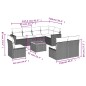 vidaXL 9-tlg. Garten-Sofagarnitur mit Kissen Beige Poly Rattan vidaXL 9-tlg. Garten-Sofagarnitur mit Kissen Beige Poly Rattan