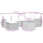 vidaXL 7-tlg. Garten-Sofagarnitur mit Kissen Beige Poly Rattan vidaXL 7-tlg. Garten-Sofagarnitur mit Kissen Beige Poly Rattan