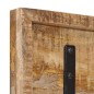 vidaXL Wandgarderobe mit 5 Haken Massivholz Mango vidaXL Wandgarderobe mit 5 Haken Massivholz Mango