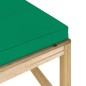Gartenhocker mit Kissen Grün Imprägniertes Kiefernholz Gartenhocker mit Kissen Grün Imprägniertes Kiefernholz