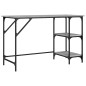 vidaXL Schreibtisch Grau Sonoma 120x50x75 cm Metall Holzwerkstoff vidaXL Schreibtisch Grau Sonoma 120x50x75 cm Metall Holzwerkstoff