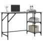 vidaXL Schreibtisch Grau Sonoma 120x50x75 cm Metall Holzwerkstoff vidaXL Schreibtisch Grau Sonoma 120x50x75 cm Metall Holzwerkstoff