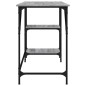 vidaXL Schreibtisch Grau Sonoma 120x50x75 cm Metall Holzwerkstoff vidaXL Schreibtisch Grau Sonoma 120x50x75 cm Metall Holzwerkstoff