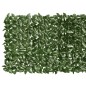 vidaXL Balkon-Sichtschutz mit Dunkelgrünen Blättern 200x100 cm vidaXL Balkon-Sichtschutz mit Dunkelgrünen Blättern 200x100 cm