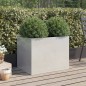 vidaXL Pflanzkübel Silbern 62x47x46 cm Edelstahl vidaXL Pflanzkübel Silbern 62x47x46 cm Edelstahl