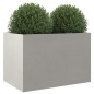 vidaXL Pflanzkübel Silbern 62x47x46 cm Edelstahl vidaXL Pflanzkübel Silbern 62x47x46 cm Edelstahl
