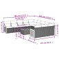 vidaXL 12-tlg. Garten-Sofagarnitur mit Kissen Beige Poly Rattan vidaXL 12-tlg. Garten-Sofagarnitur mit Kissen Beige Poly Rattan