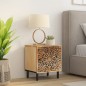vidaXL Nachttisch 40x33x46 cm Massivholz Mango vidaXL Nachttisch 40x33x46 cm Massivholz Mango