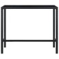 7-tlg. Gartenbar-Set mit Kissen Poly Rattan Schwarz 7-tlg. Gartenbar-Set mit Kissen Poly Rattan Schwarz