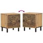 vidaXL Nachttisch 40x33x46 cm Massivholz Mango vidaXL Nachttisch 40x33x46 cm Massivholz Mango