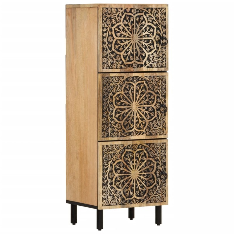 vidaXL Beistellschrank 40x33x110 cm Massivholz Mango vidaXL Beistellschrank 40x33x110 cm Massivholz Mango
