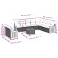 vidaXL 11-tlg. Garten-Sofagarnitur mit Kissen Schwarz Poly Rattan vidaXL 11-tlg. Garten-Sofagarnitur mit Kissen Schwarz Poly Rattan