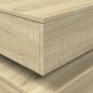 vidaXL Couchtisch mit LED-Leuchten Sonoma-Eiche 90x50x40 cm vidaXL Couchtisch mit LED-Leuchten Sonoma-Eiche 90x50x40 cm