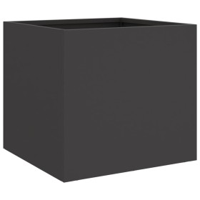 vidaXL Pflanzkübel Schwarz 32x30x29 cm Kaltgewalzter Stahl