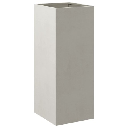 vidaXL Pflanzkübel Silbern 32x27,5x75 cm Edelstahl