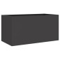 vidaXL Pflanzkübel Schwarz 62x30x29 cm Kaltgewalzter Stahl vidaXL Pflanzkübel Schwarz 62x30x29 cm Kaltgewalzter Stahl