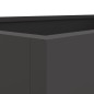 vidaXL Pflanzkübel Schwarz 62x30x29 cm Kaltgewalzter Stahl vidaXL Pflanzkübel Schwarz 62x30x29 cm Kaltgewalzter Stahl