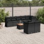 vidaXL 9-tlg. Garten-Sofagarnitur mit Kissen Schwarz Poly Rattan vidaXL 9-tlg. Garten-Sofagarnitur mit Kissen Schwarz Poly Rattan