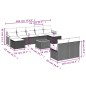 vidaXL 10-tlg. Garten-Sofagarnitur mit Kissen Beige Poly Rattan vidaXL 10-tlg. Garten-Sofagarnitur mit Kissen Beige Poly Rattan