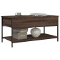 vidaXL Couchtisch Braun Eichen-Optik 100x50x50 cm Holzwerkstoff Metall vidaXL Couchtisch Braun Eichen-Optik 100x50x50 cm Holzwerkstoff Metall