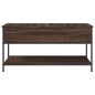 vidaXL Couchtisch Braun Eichen-Optik 100x50x50 cm Holzwerkstoff Metall vidaXL Couchtisch Braun Eichen-Optik 100x50x50 cm Holzwerkstoff Metall
