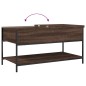vidaXL Couchtisch Braun Eichen-Optik 100x50x50 cm Holzwerkstoff Metall vidaXL Couchtisch Braun Eichen-Optik 100x50x50 cm Holzwerkstoff Metall